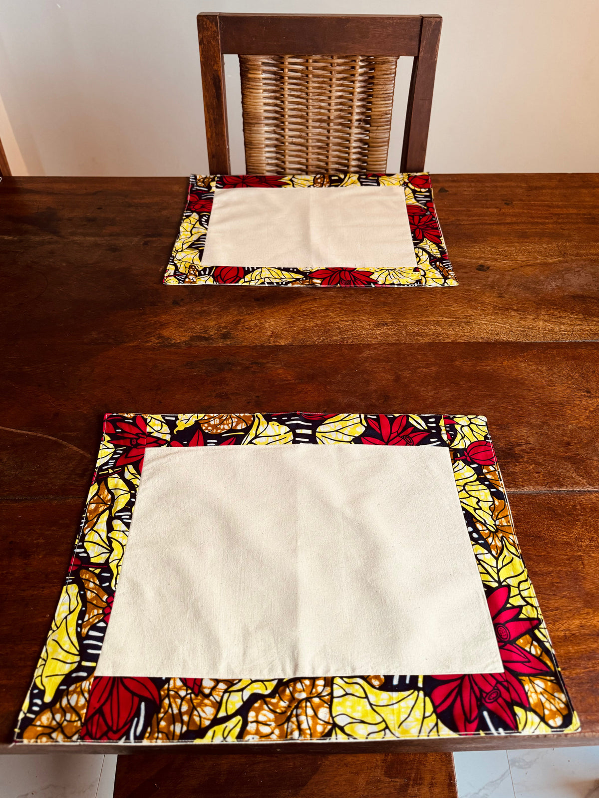 Set de table « Lac du Lotus II » - Lot de 4