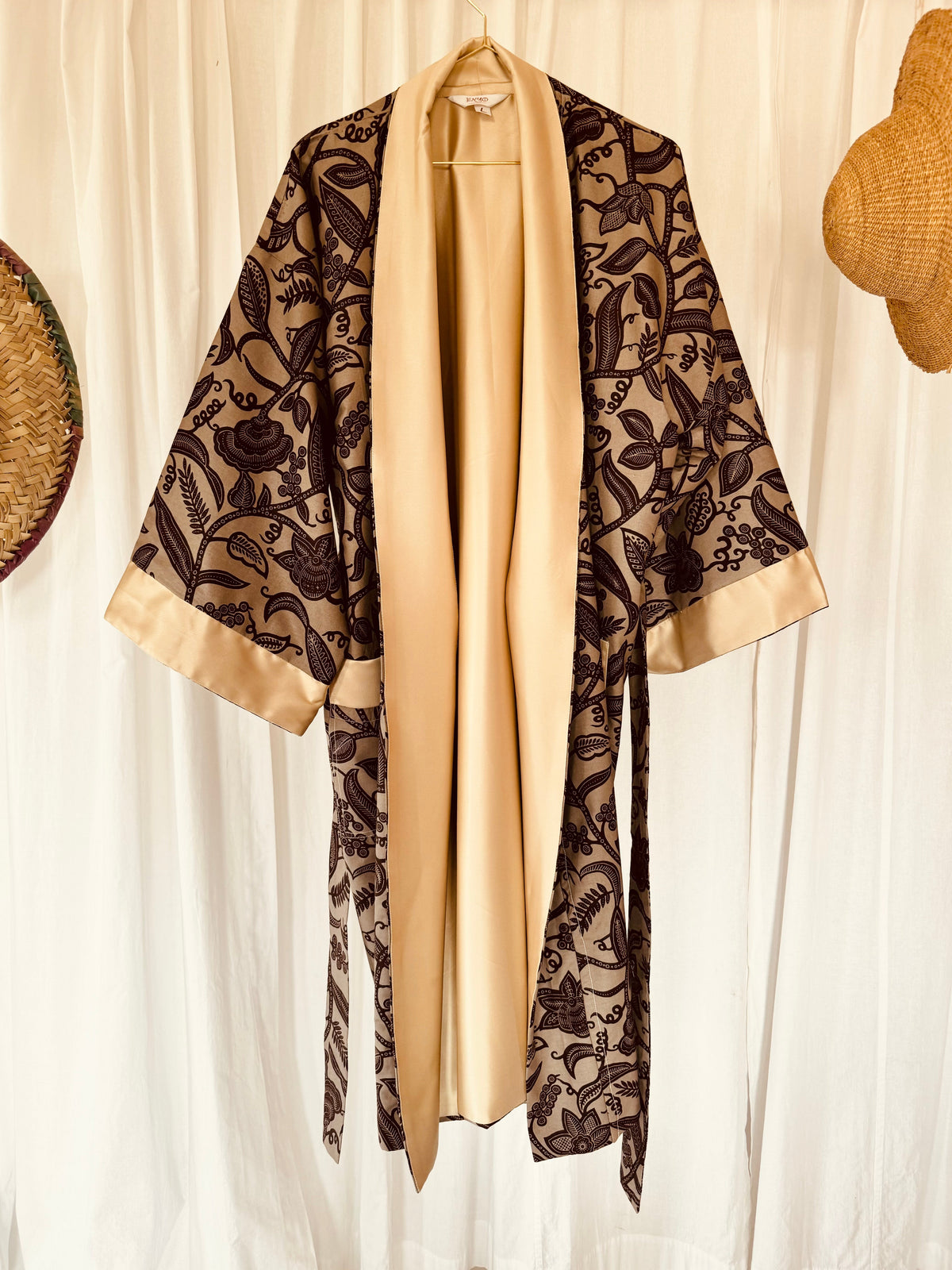 Afrikimo réversible « Rise and Shine IV » - Crème Satin