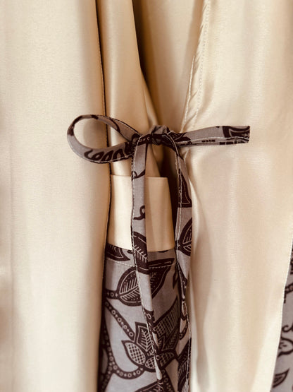 Afrikimo réversible « Rise and Shine IV » - Crème Satin