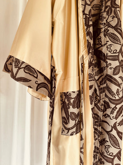 Afrikimo réversible « Rise and Shine IV » - Crème Satin