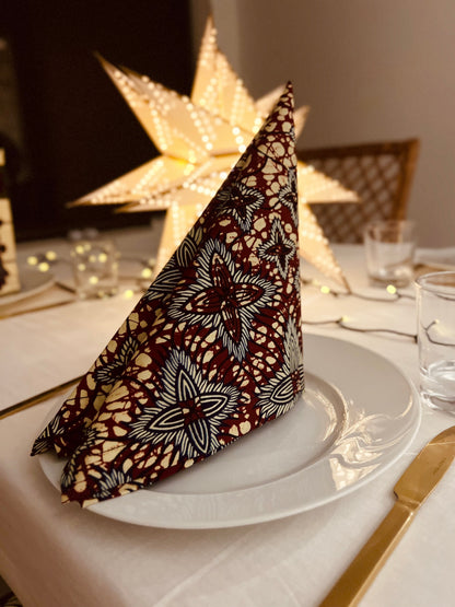 Serviettes de table « Étoile du matin » - Lot de 4