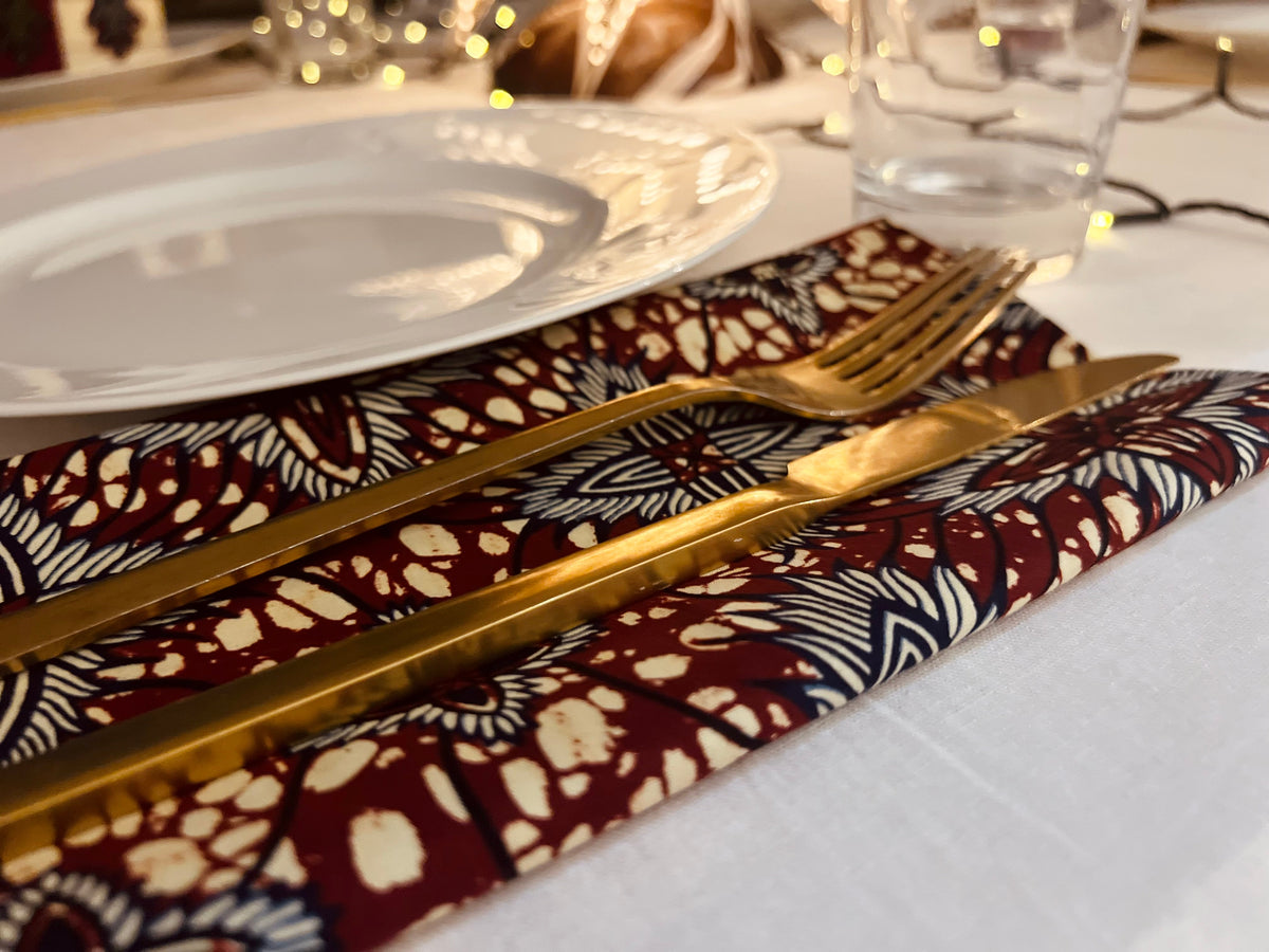 Serviettes de table « Étoile du matin » - Lot de 4