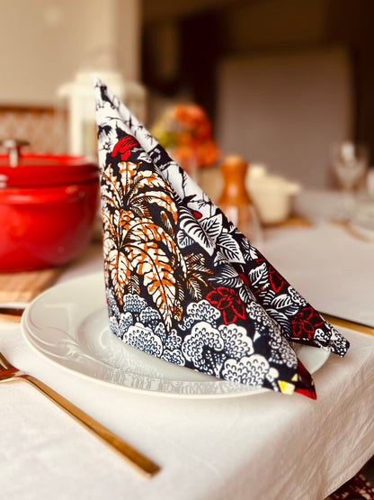 Serviettes de table « Mon Petit Village » - Lot de 4