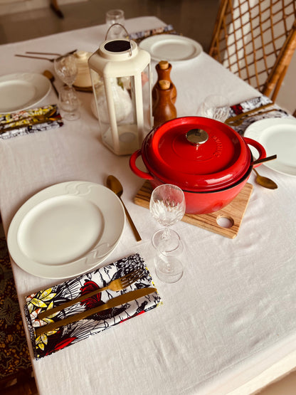 Serviettes de table « Mon Petit Village » - Lot de 4