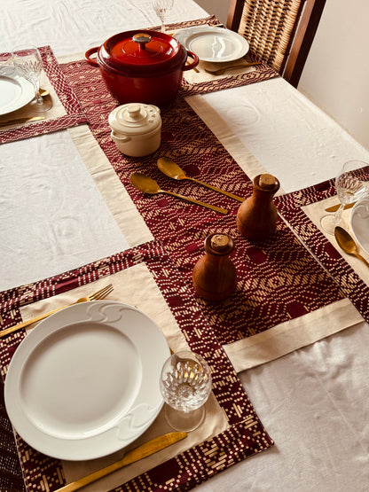 Set de table « Lac du Lotus II » - Lot de 4