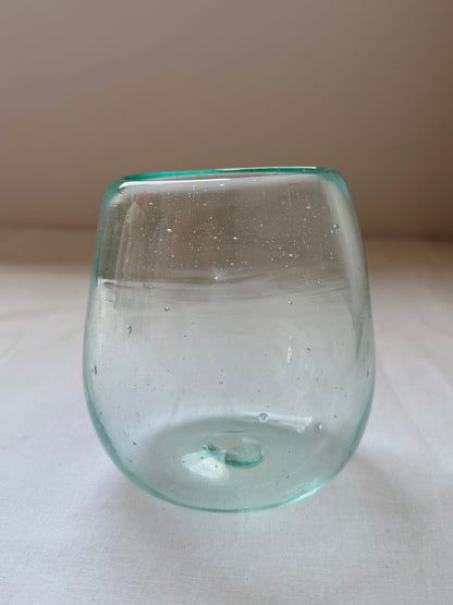 Glas “Ocean Green” – bauchig (4er-Set)