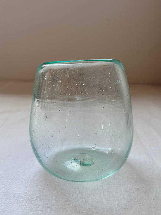 Glas “Ocean Green” – bauchig (4er-Set)