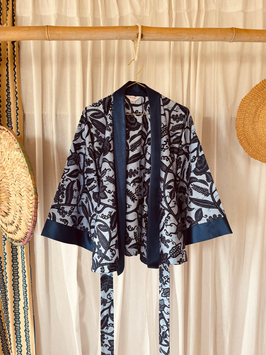 Afrikimo « Fleur de lune III » - Satin rouge