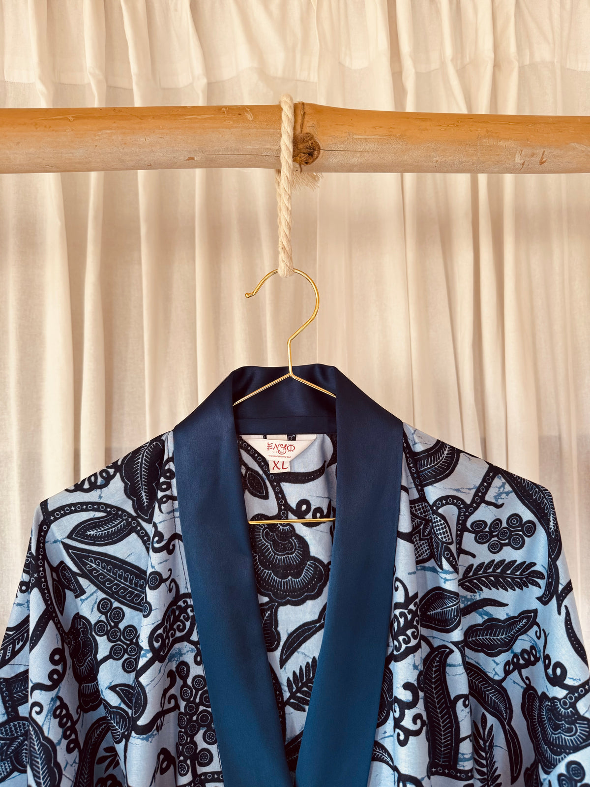 Afrikimo « Fleur de lune III » - Satin rouge