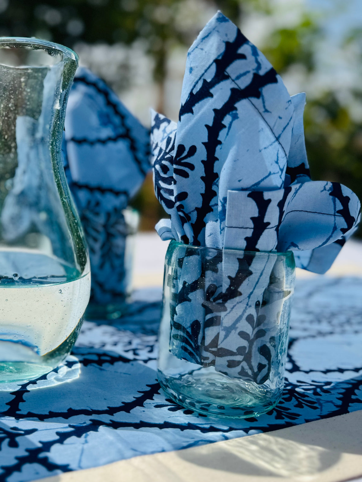 Serviettes de table « Ne m'oubliez pas » - Lot de 4