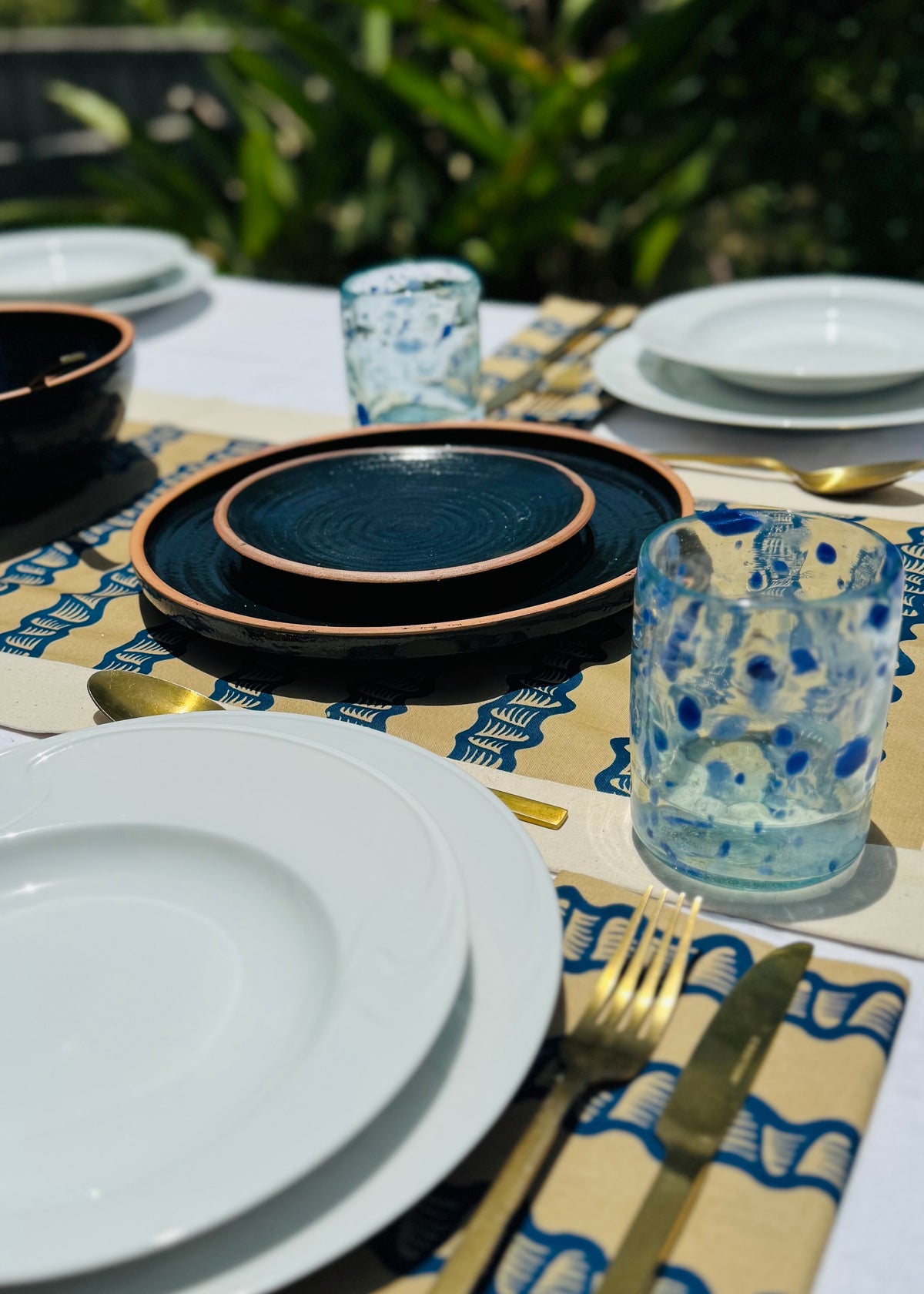 Serviettes de table « Canne à sucre » - Lot de 4