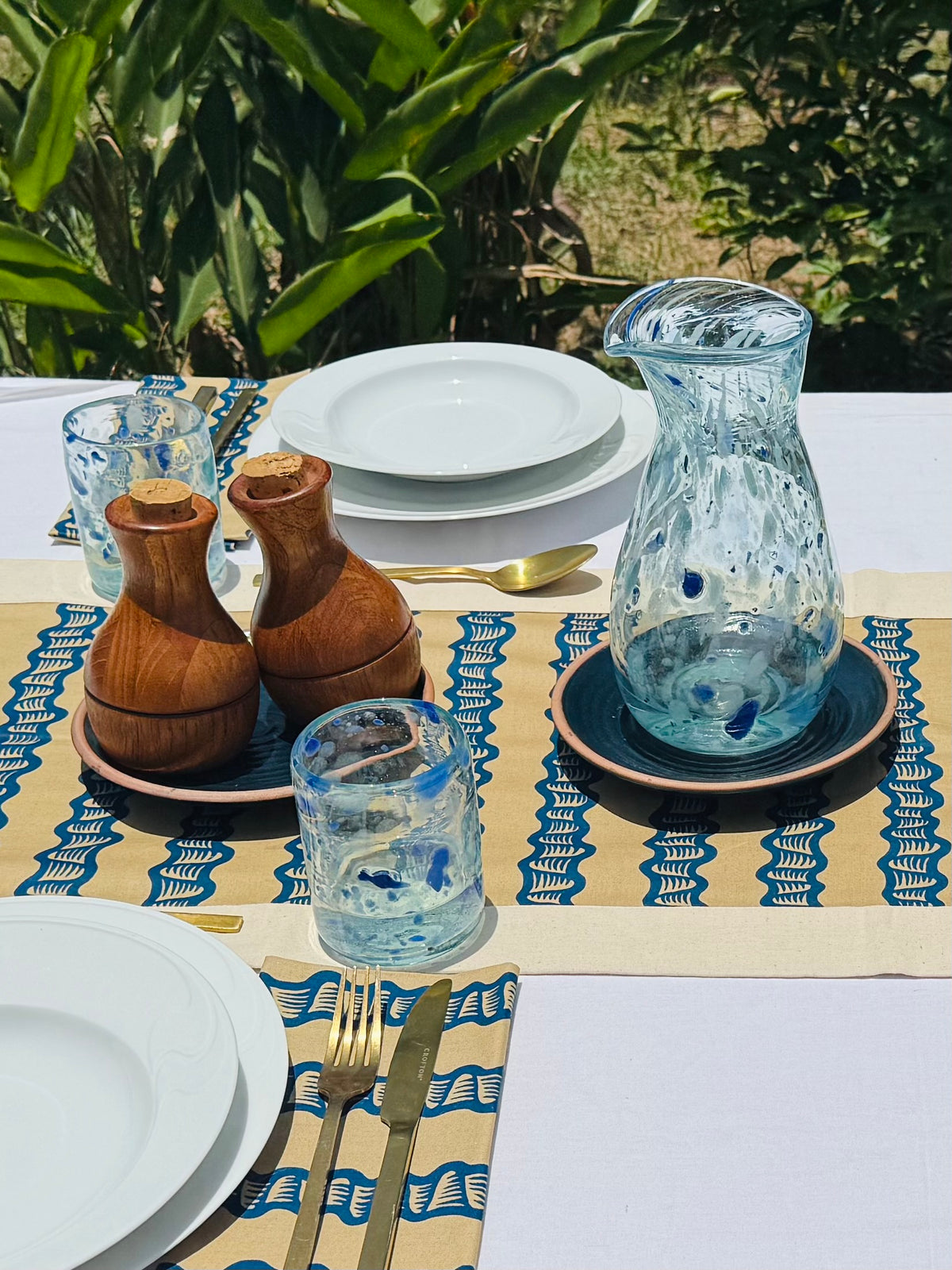 Serviettes de table « Canne à sucre » - Lot de 4