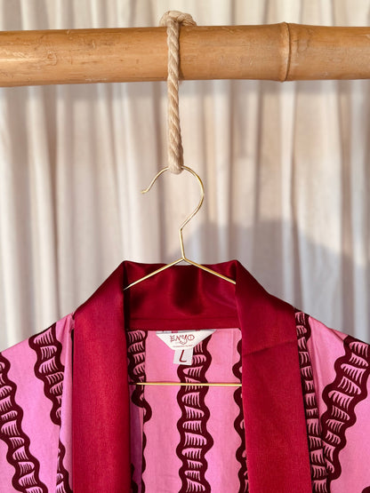 Afrikimo « Fleur de lune III » - Satin rouge