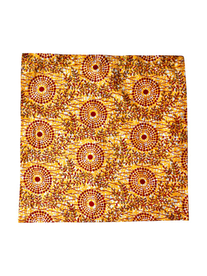 Serviettes de table « Feuillages et feux d'artifice » - Lot de 4