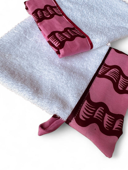 Badeponcho-Set "Little Moments"