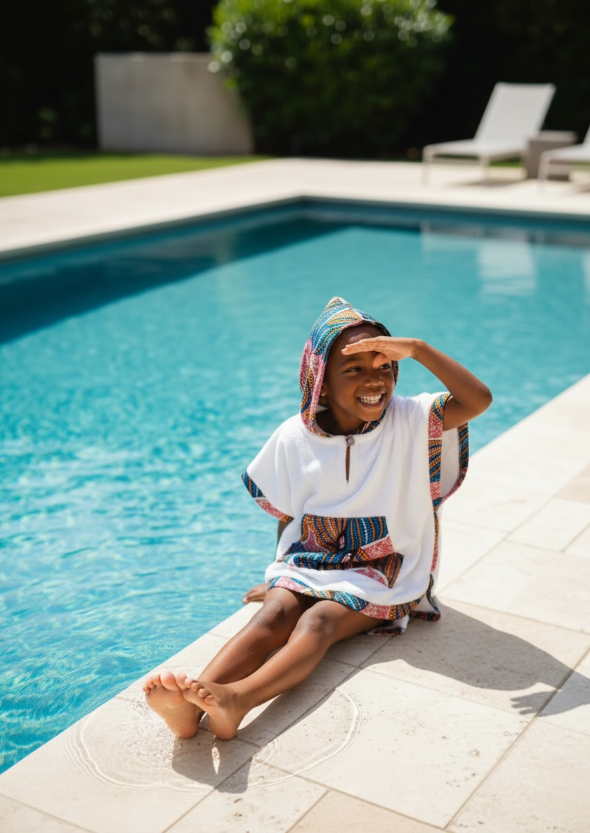 Enfants - Poncho « Calmar dansant »