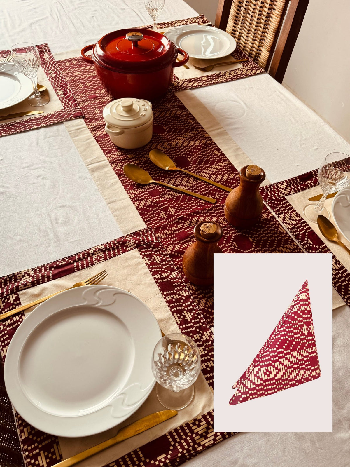 Dining-Set "Beehive Bliss"